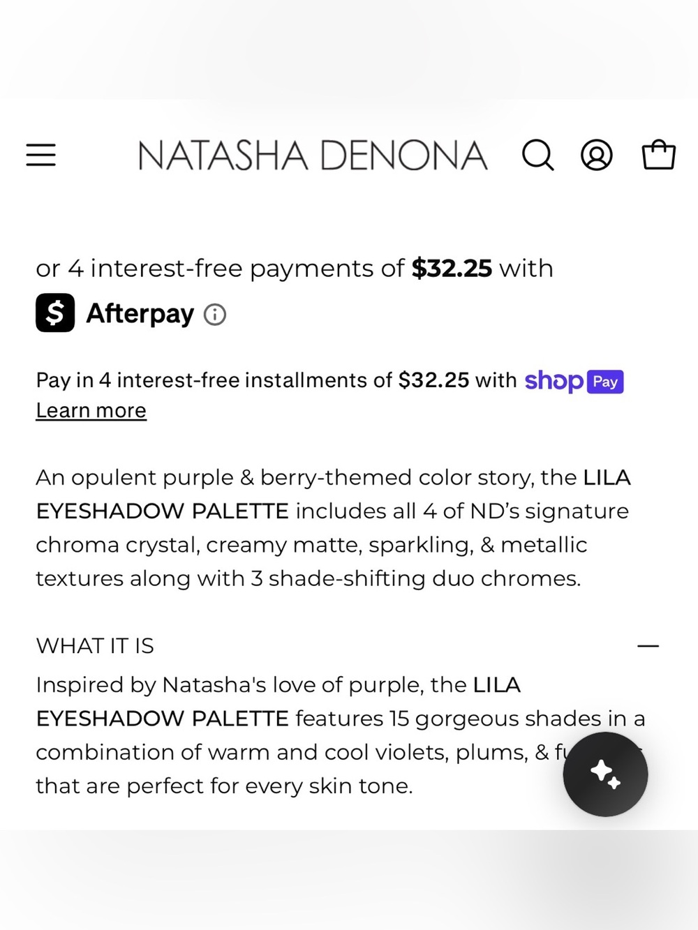 💖SPOTLIGHT💖Natasha Denona Lila Eyeshadow Palette - Picture 5 of 8